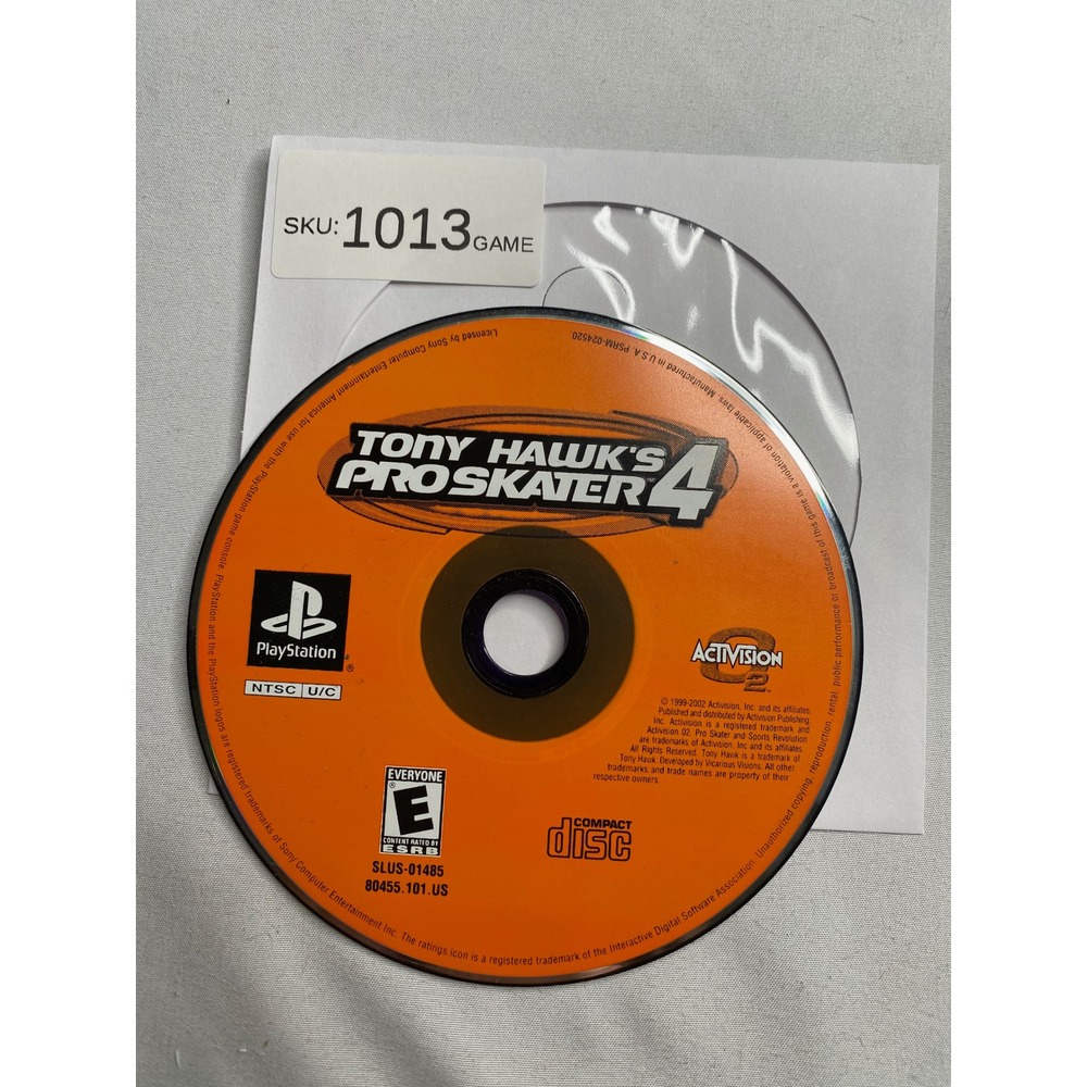 Tony Hawk's Pro Skater 4 Sony PlayStation 1